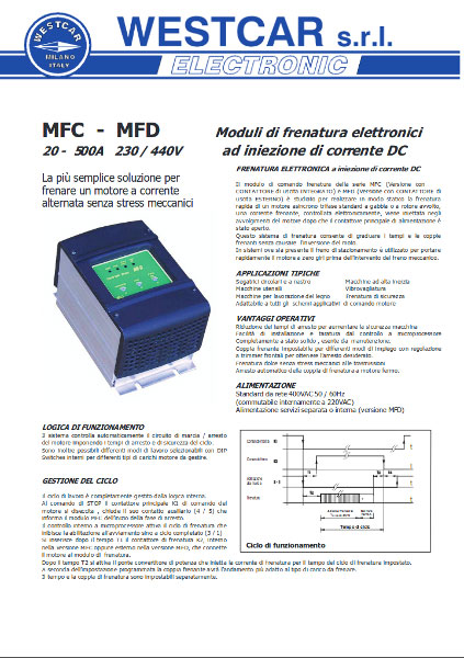 Тормозной модуль Westcar MFC MFD
