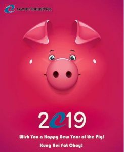 Comer Industries поздравляет с Новым 2019 годом по восточному календарю