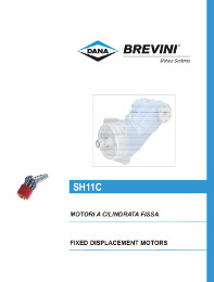 Технический каталог. Гидромотор BREVINI SH11C