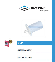Технический каталог. Гидромоторы Brevini серии BGM