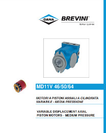Технический каталог. Гидромоторы Brevini MD11V 46/50/64