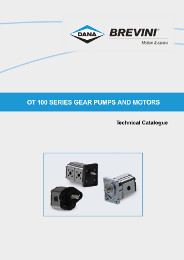 Технический каталог. Гидромоторы и насосы Brevini серии OT100