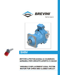 Технический каталог. Гидромотор Brevini SH9V