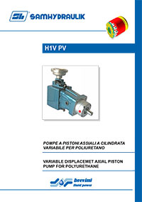 Гидронасос Brervini серии H1V PV. Технический каталог