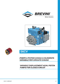 Гидронасосы Brervini серии S6CV. Технический каталог