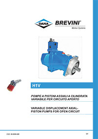 Гидронасос Brevini серии H1V PV. Технический каталог