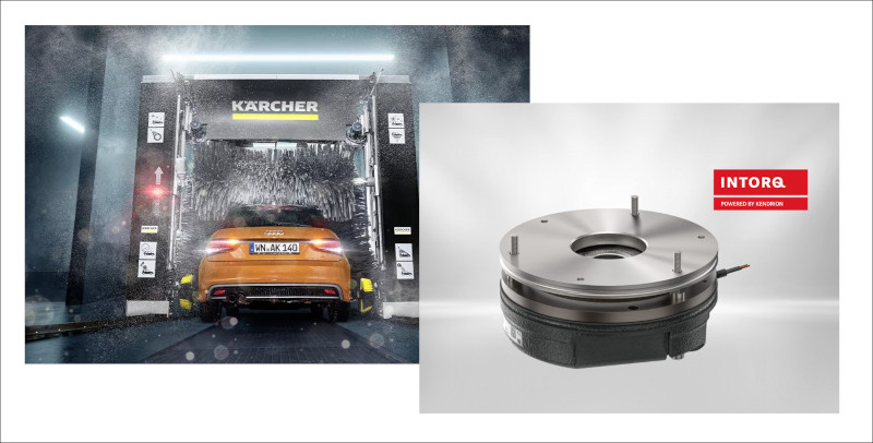 Применение тормоза INTORQ BFK458 на портальной автомойке Karcher