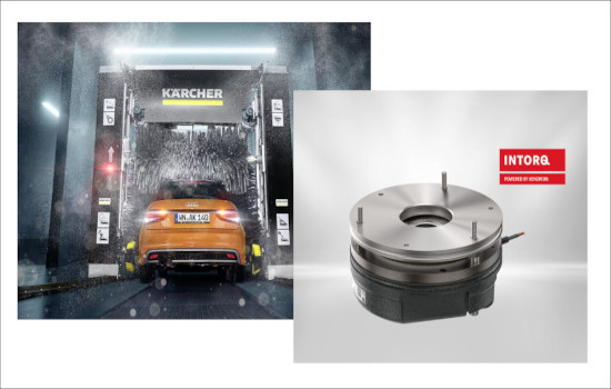 Применение тормоза INTORQ BFK458 на портальной автомойке Karcher