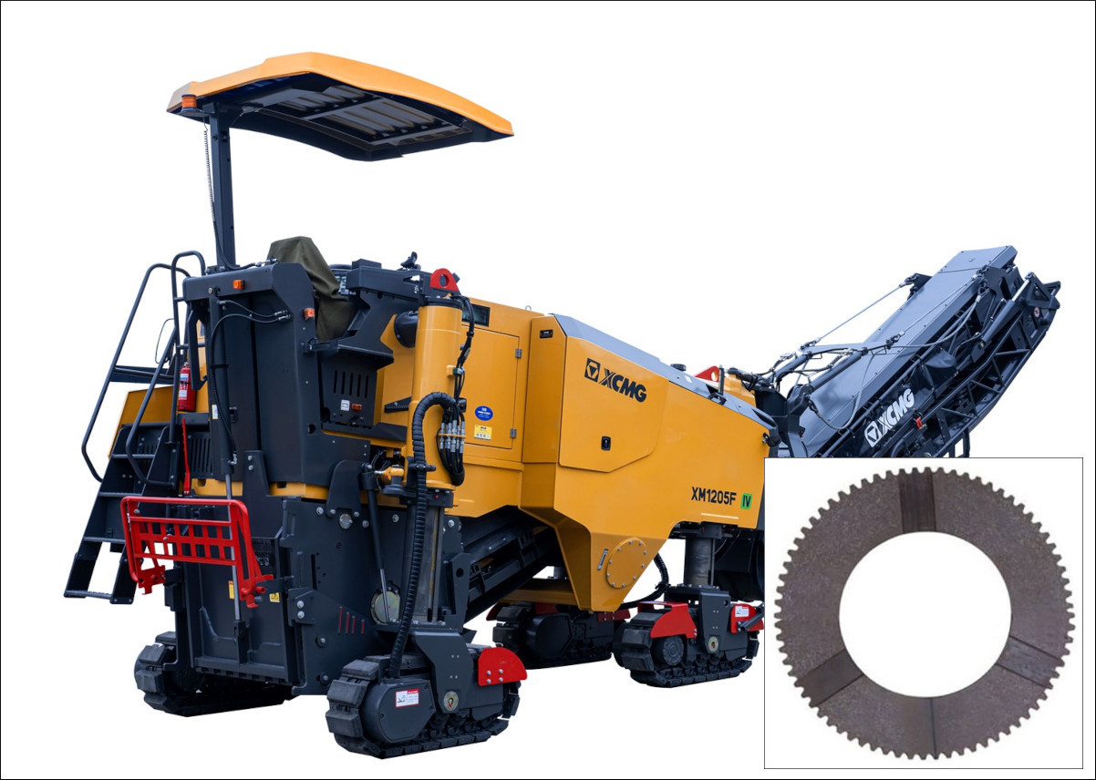 Зубчатые фрикционные диски для тормозов WPT Power фрезы дорожной XCMG XM1205F