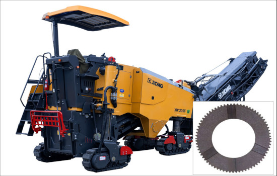 Зубчатые фрикционные диски для тормозов WPT Power фрезы дорожной XCMG XM1205F